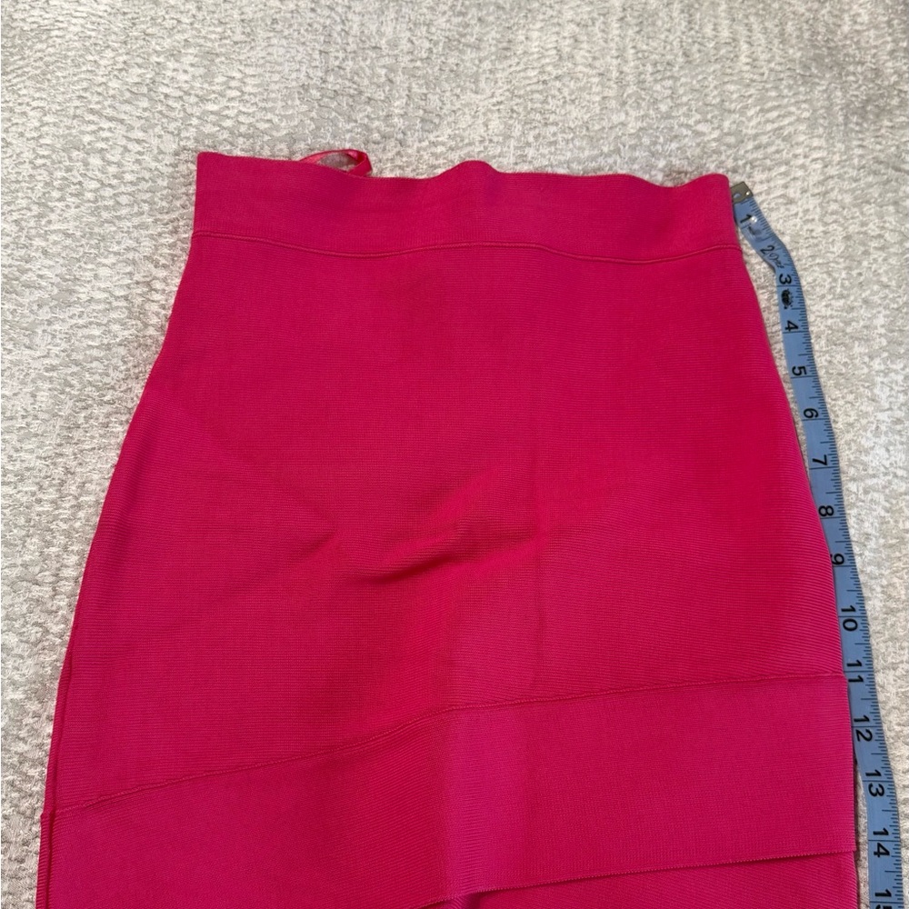BCBGMaxAzria Hot Pink Pencil Skirt